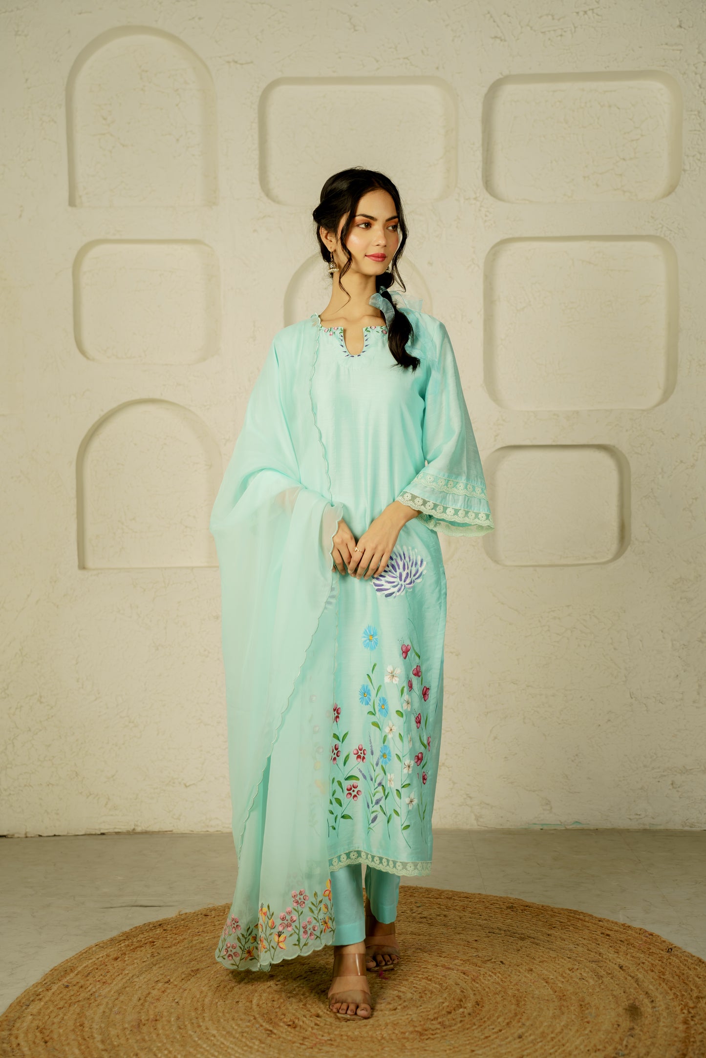 Aqua Prism Ensemble Suit Set of 3