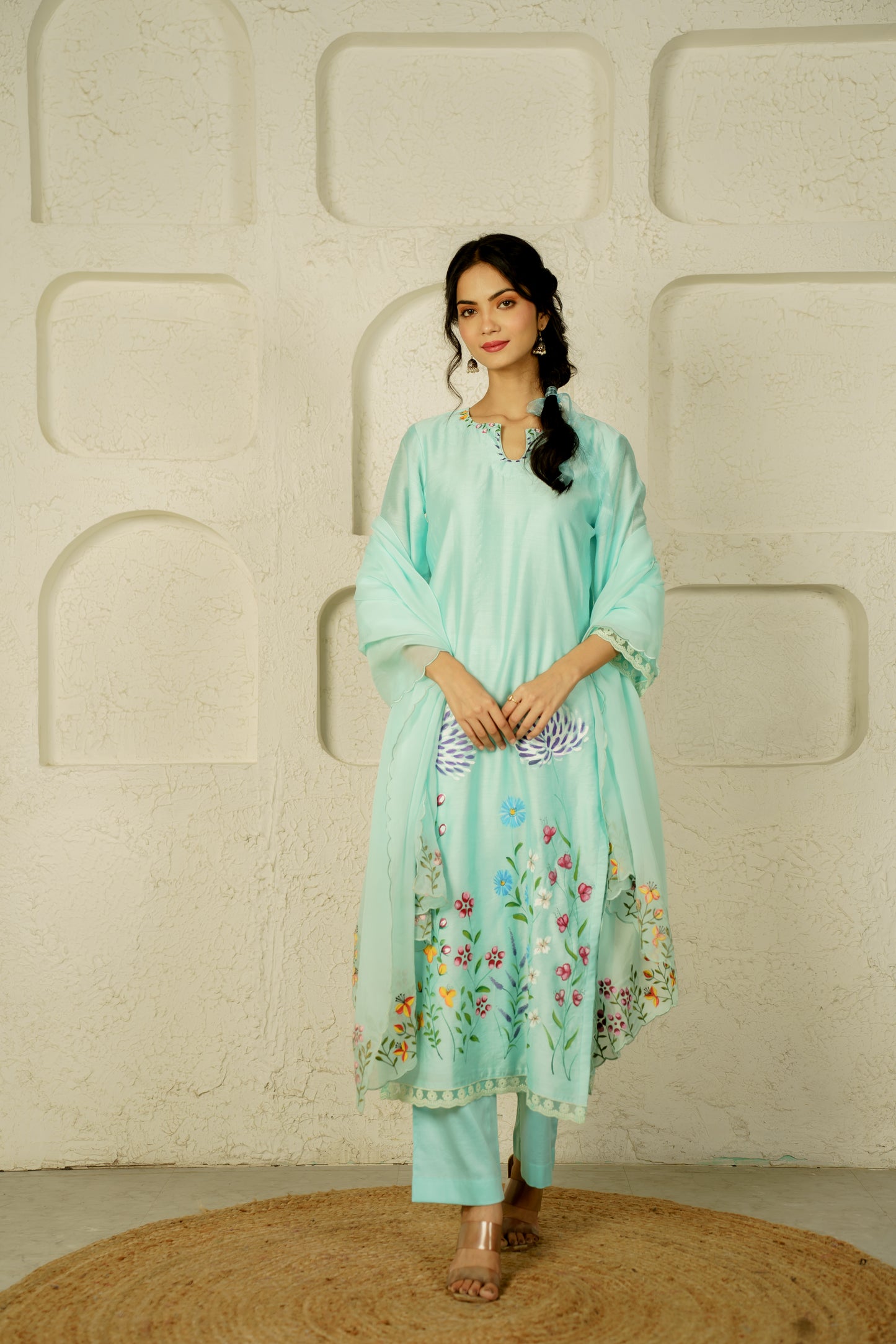 Aqua Prism Ensemble Suit Set of 3