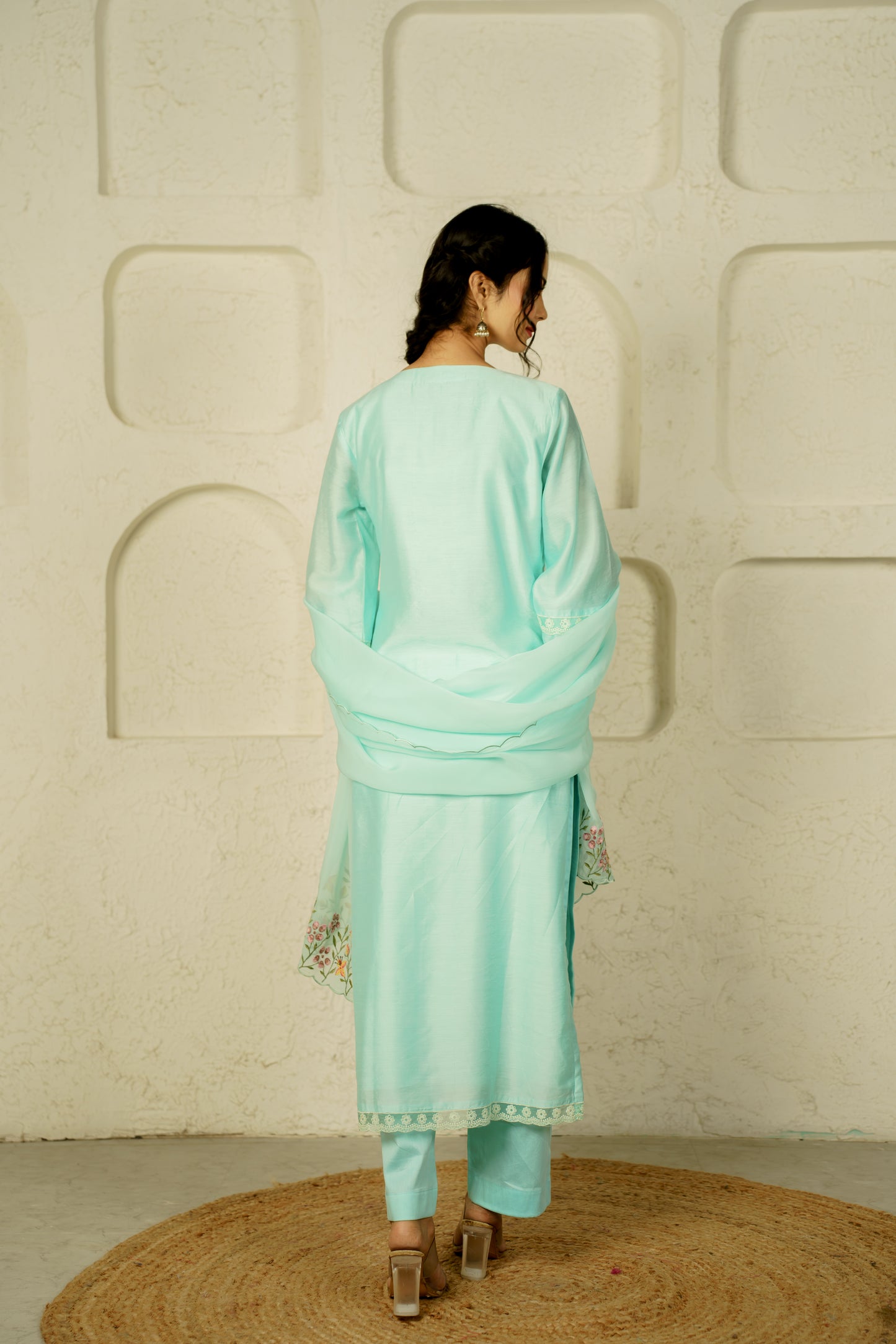 Aqua Prism Ensemble Suit Set of 3