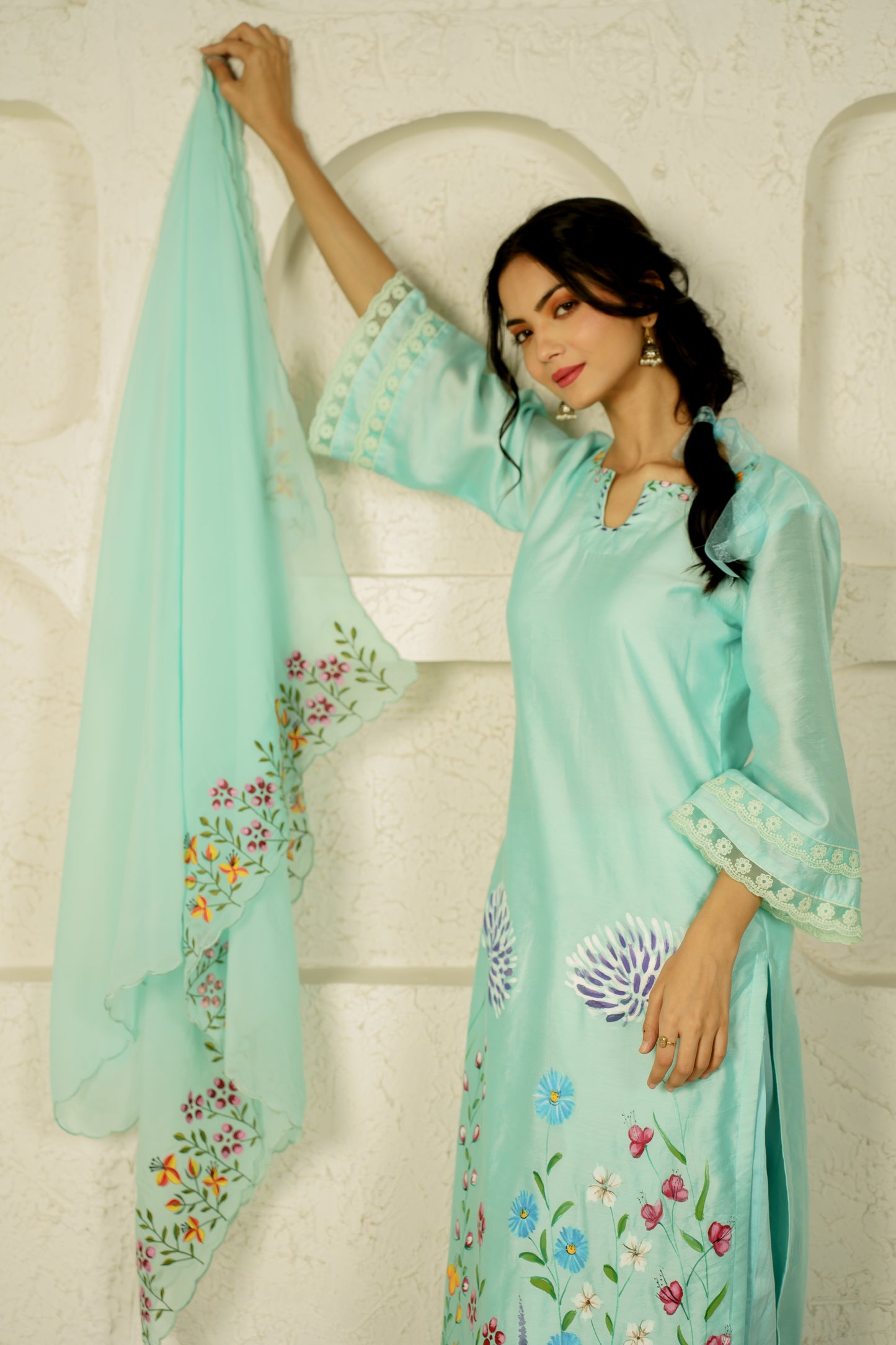 Aqua Prism Ensemble Suit Set of 3