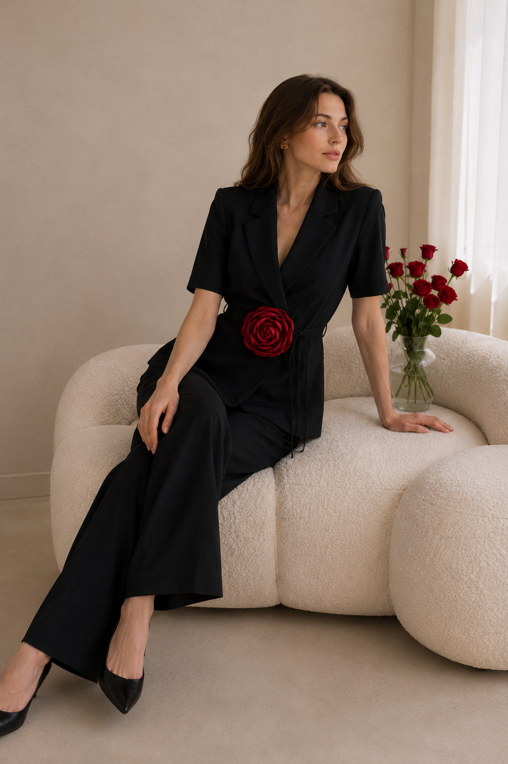 Rosé Noir Co-ord Set