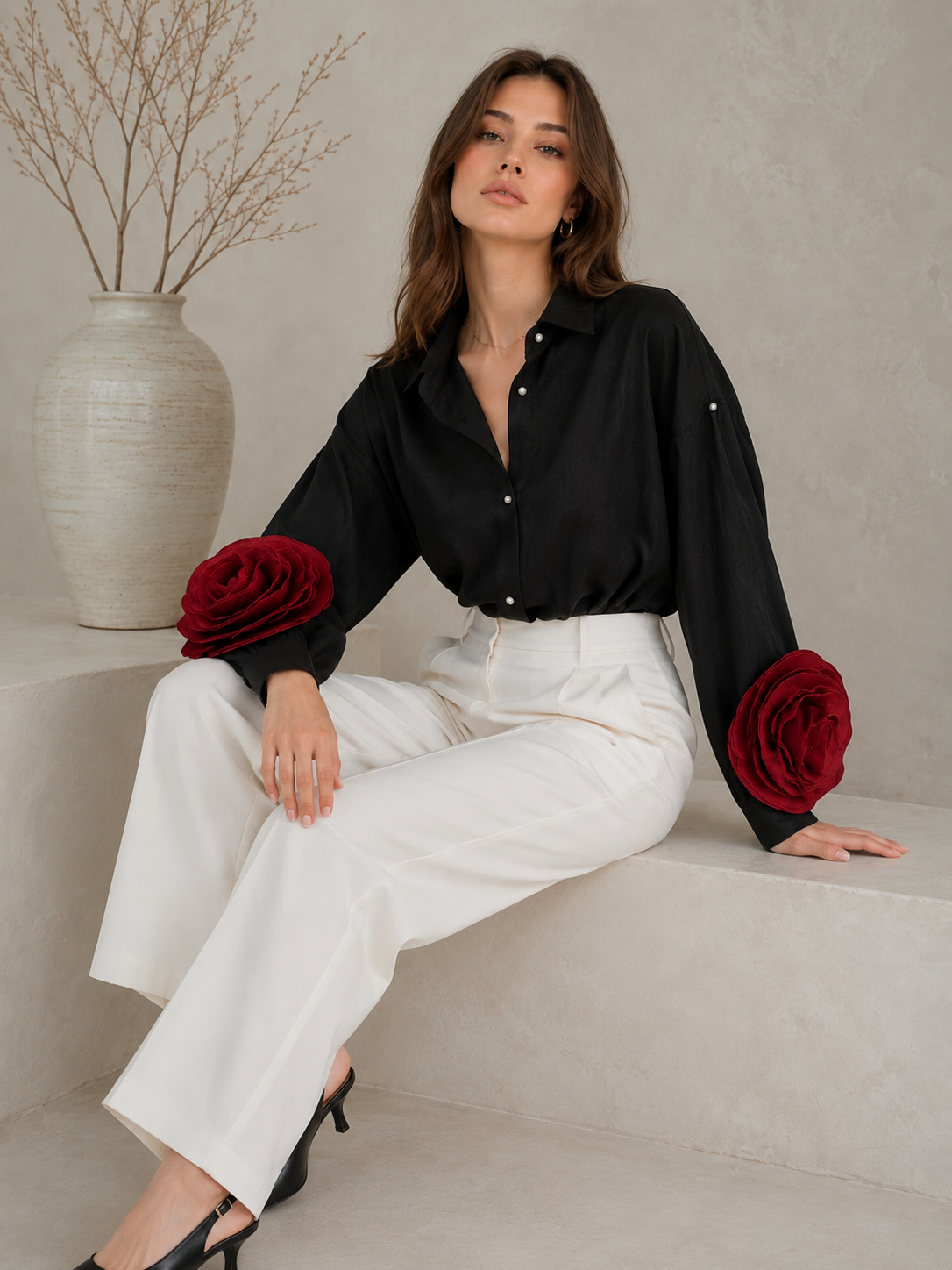 Rosette Noir Shirt