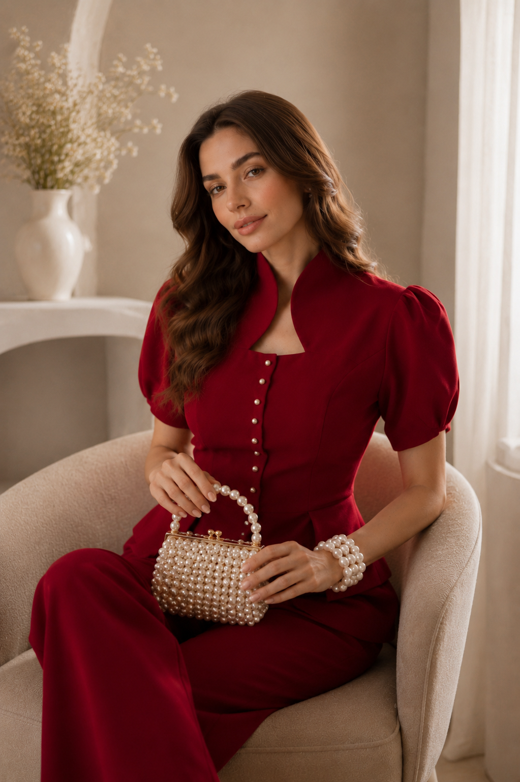 Ruby Royale Co-ord Set