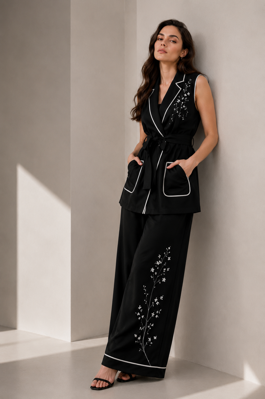 Black Orchid Coord Set