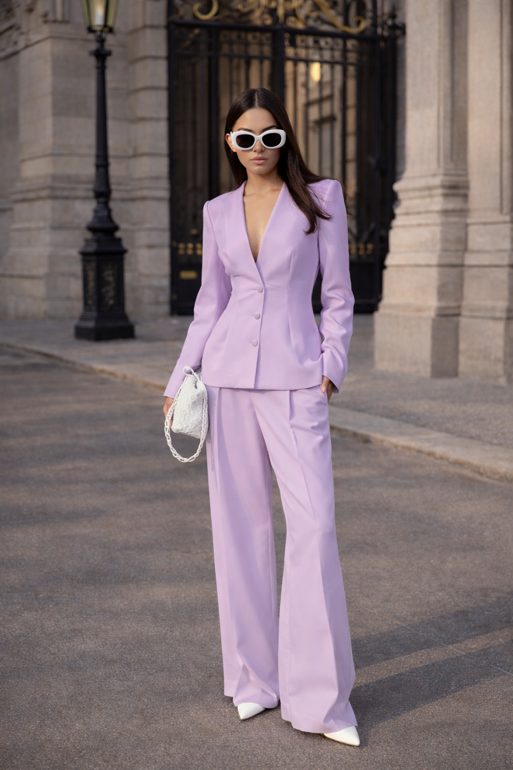 Lavender Authority Suit Set