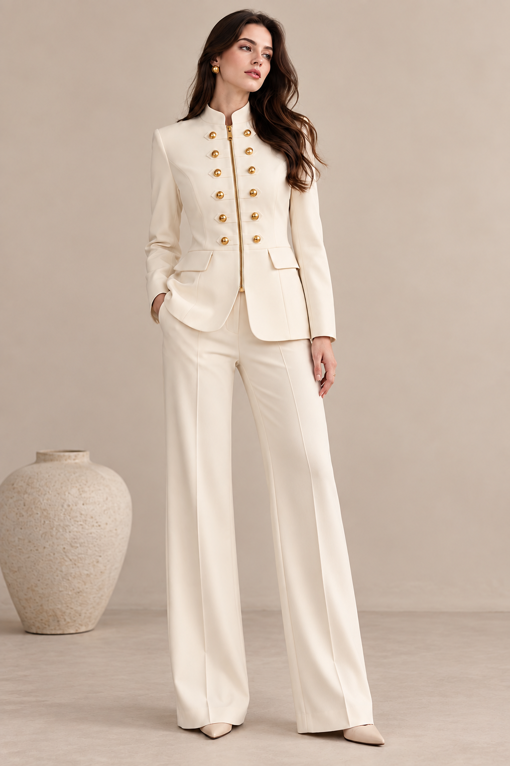 Cream Majesty Set
