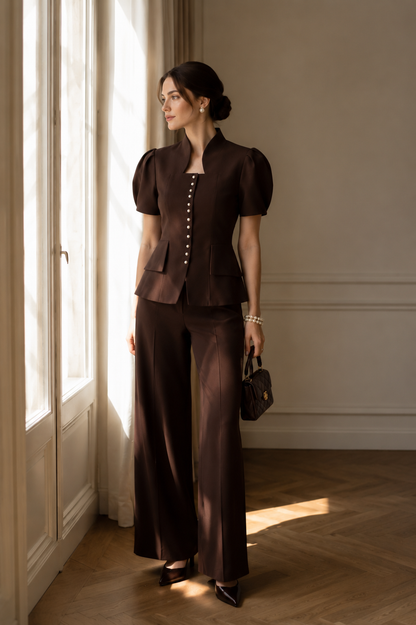 Mocha Pearl Power Co-ord Set