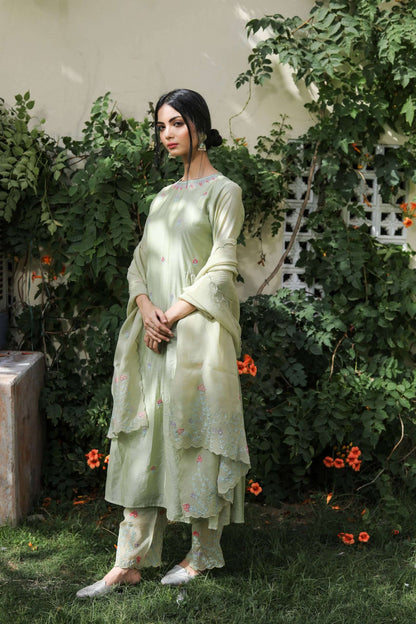 ELAICHI GREEN SUIT SET OF 3