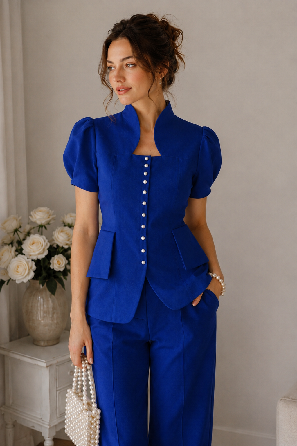 Amara Royal Blue Co-Ord Set