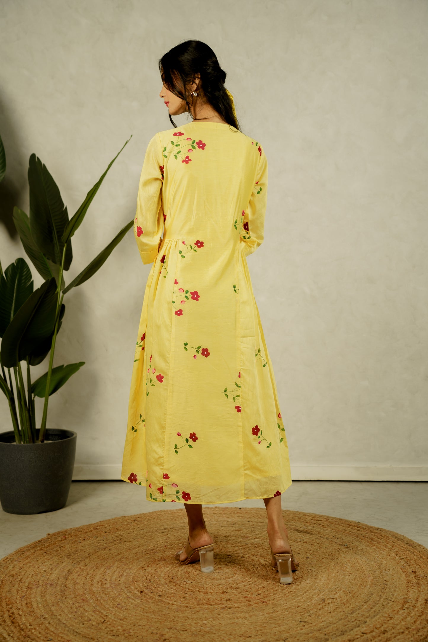 Marigold Petal Paradise Dress