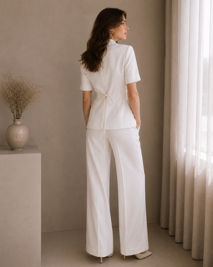 Ivory Rose Power Suit Co-ord Set
