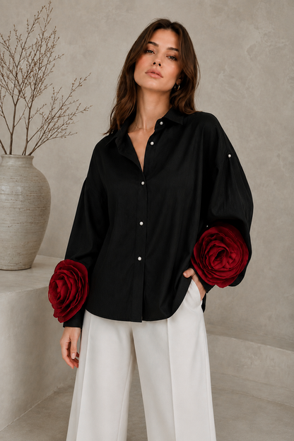 Rosette Noir Shirt