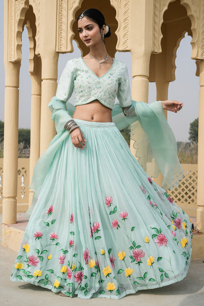 Sky Serenade Lehenga