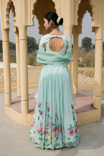 Sky Serenade Lehenga