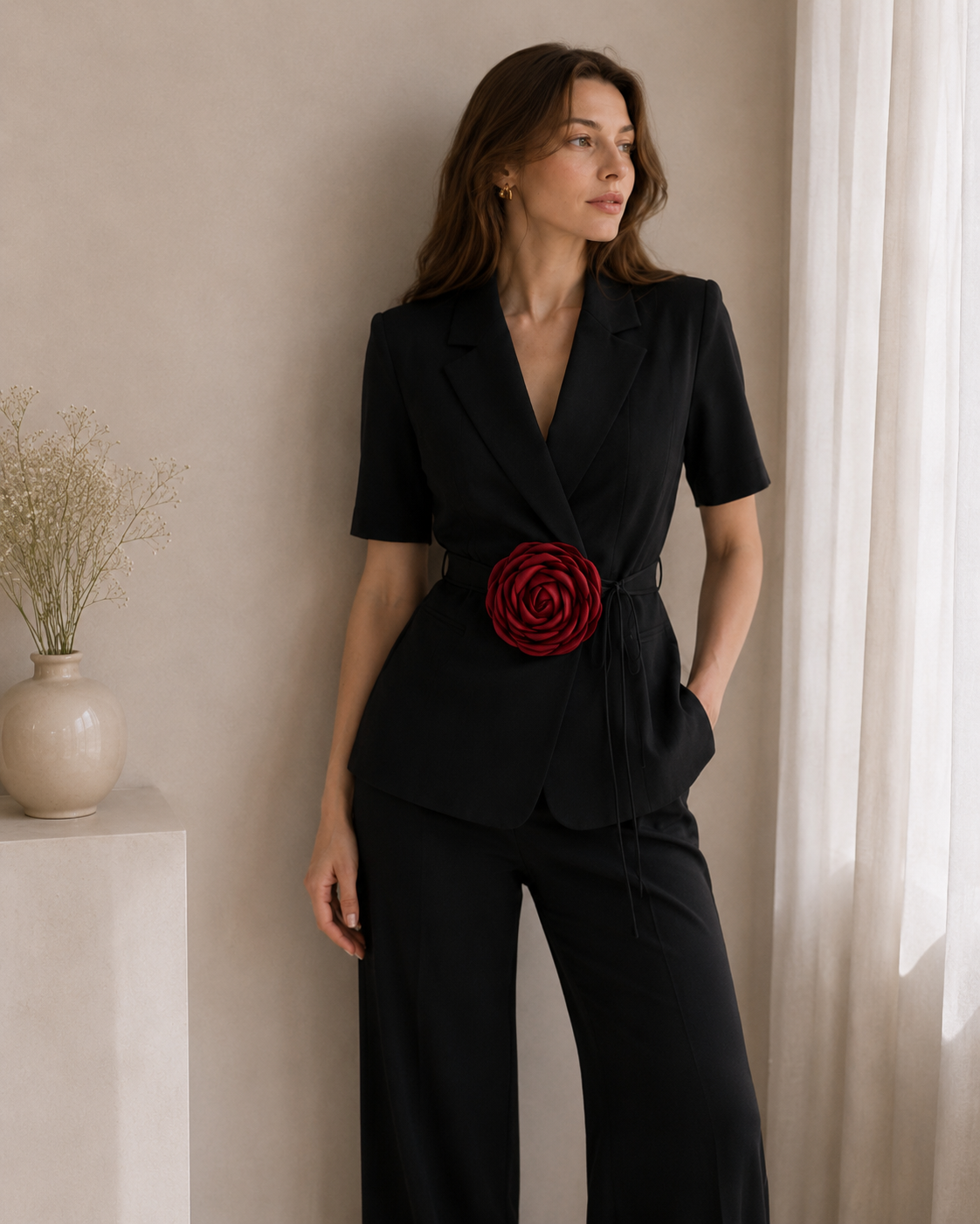 Rosé Noir Co-ord Set