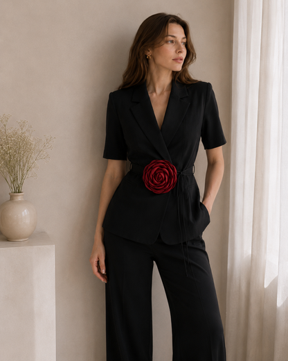 Rosé Noir Co-ord Set