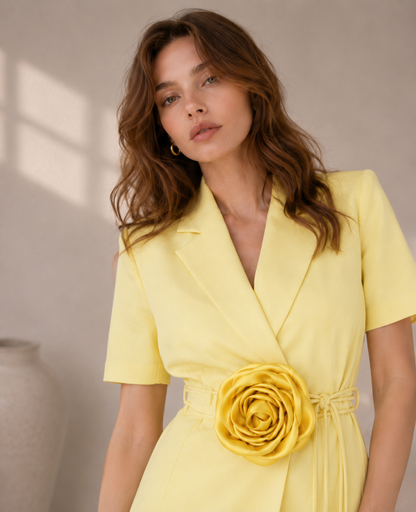 Lemon Bloom Co-Ord Set