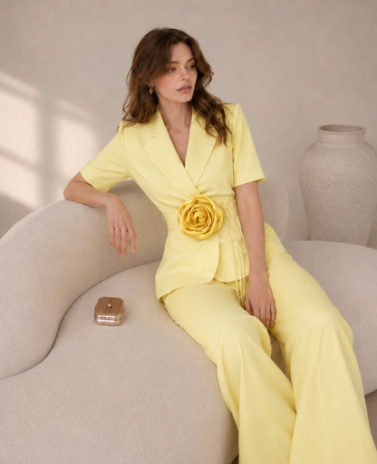 Lemon Bloom Co-Ord Set