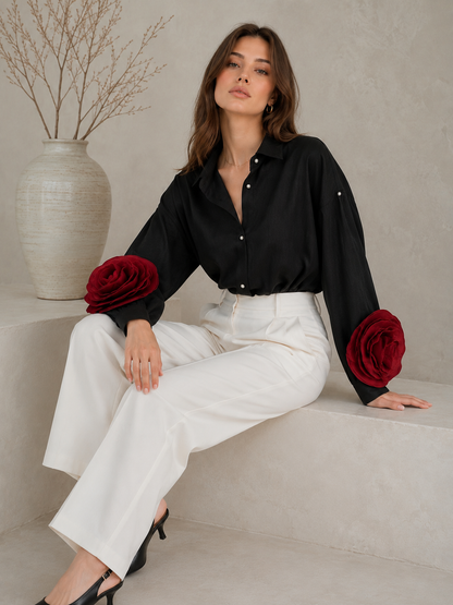 Rosette Noir Shirt