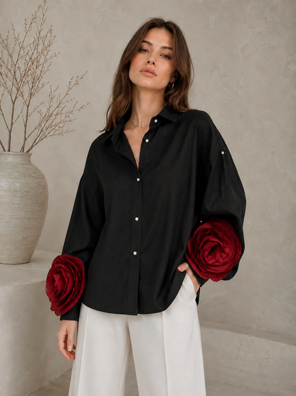 Rosette Noir Shirt