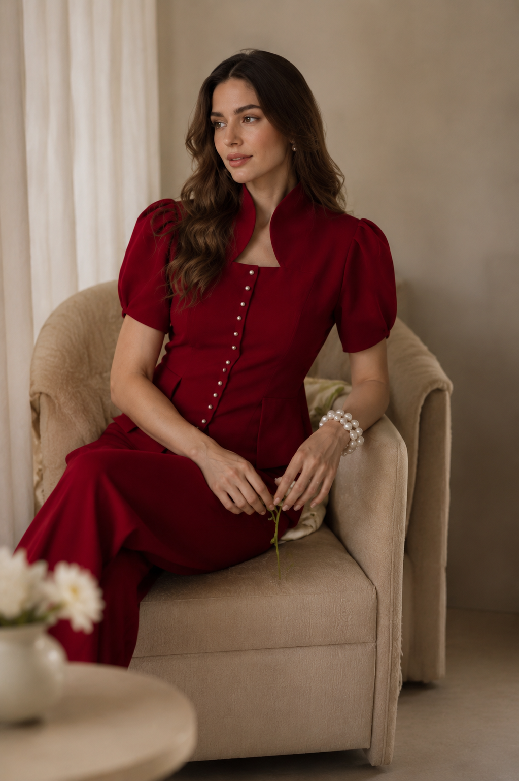 Ruby Royale Co-ord Set