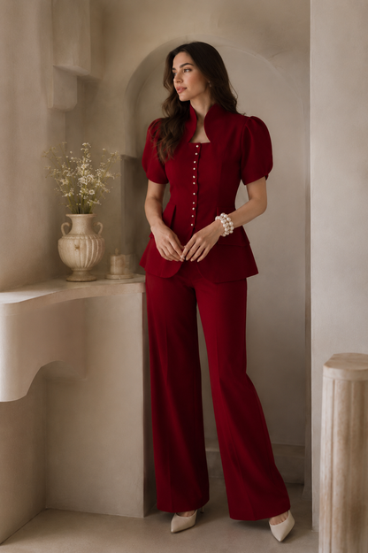 Ruby Royale Co-ord Set