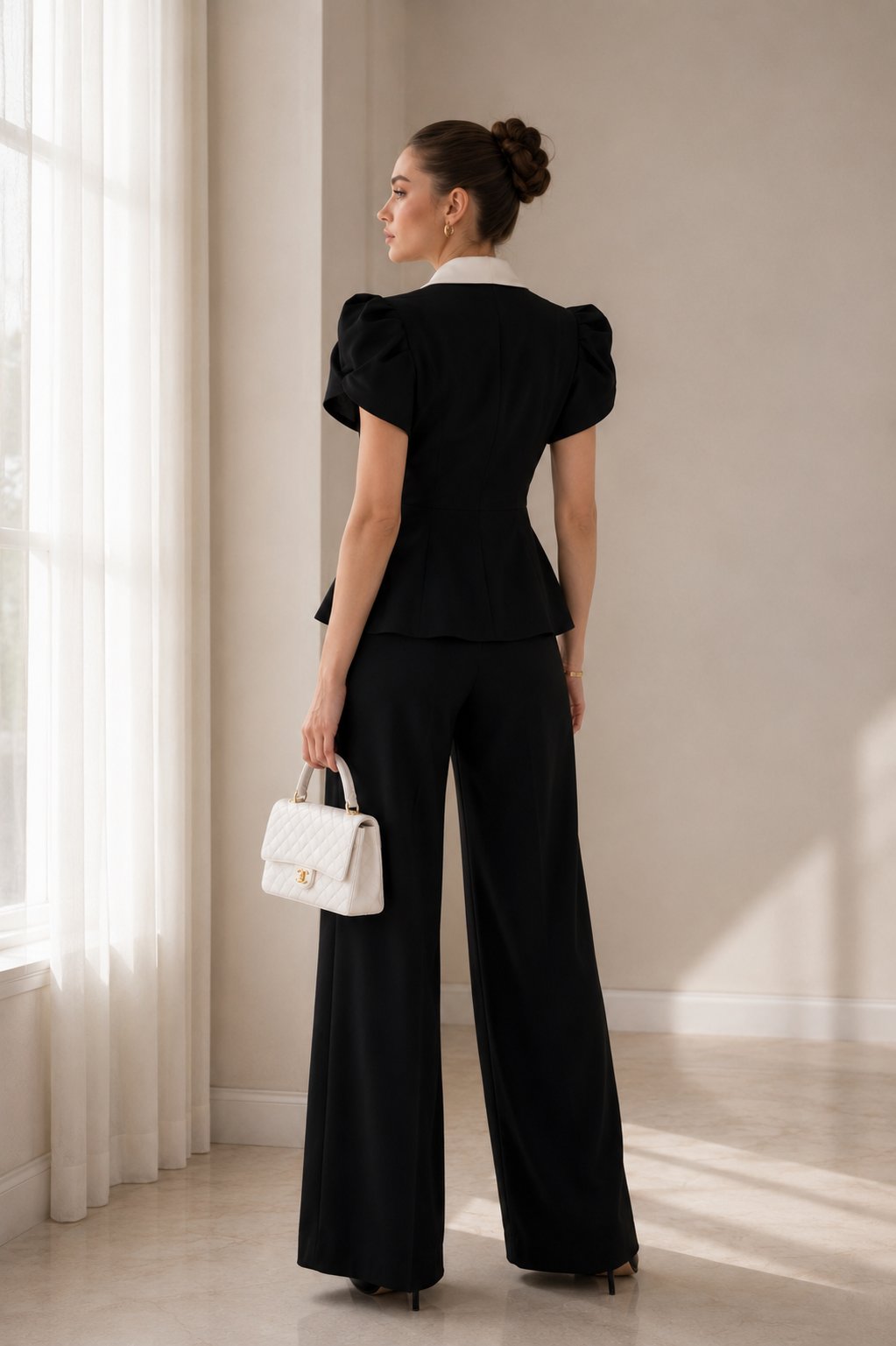Monaco Noir Power Suit