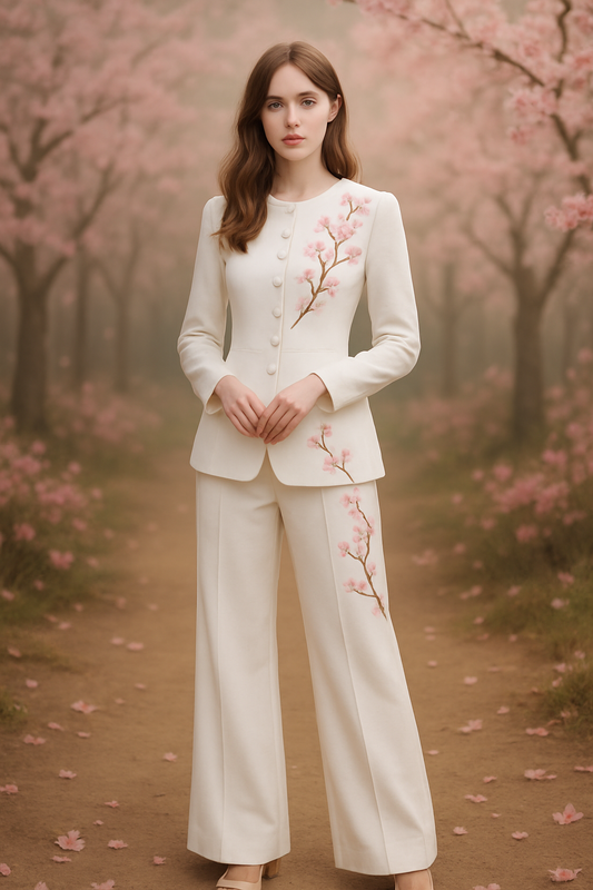 Snow-white Co-ord Set