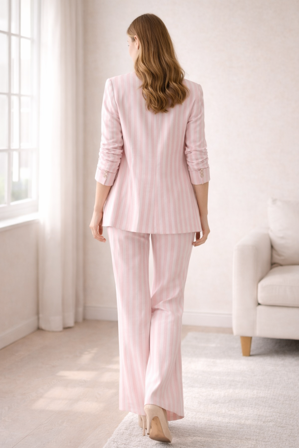 Carnation Pinstripe Co-ord Set