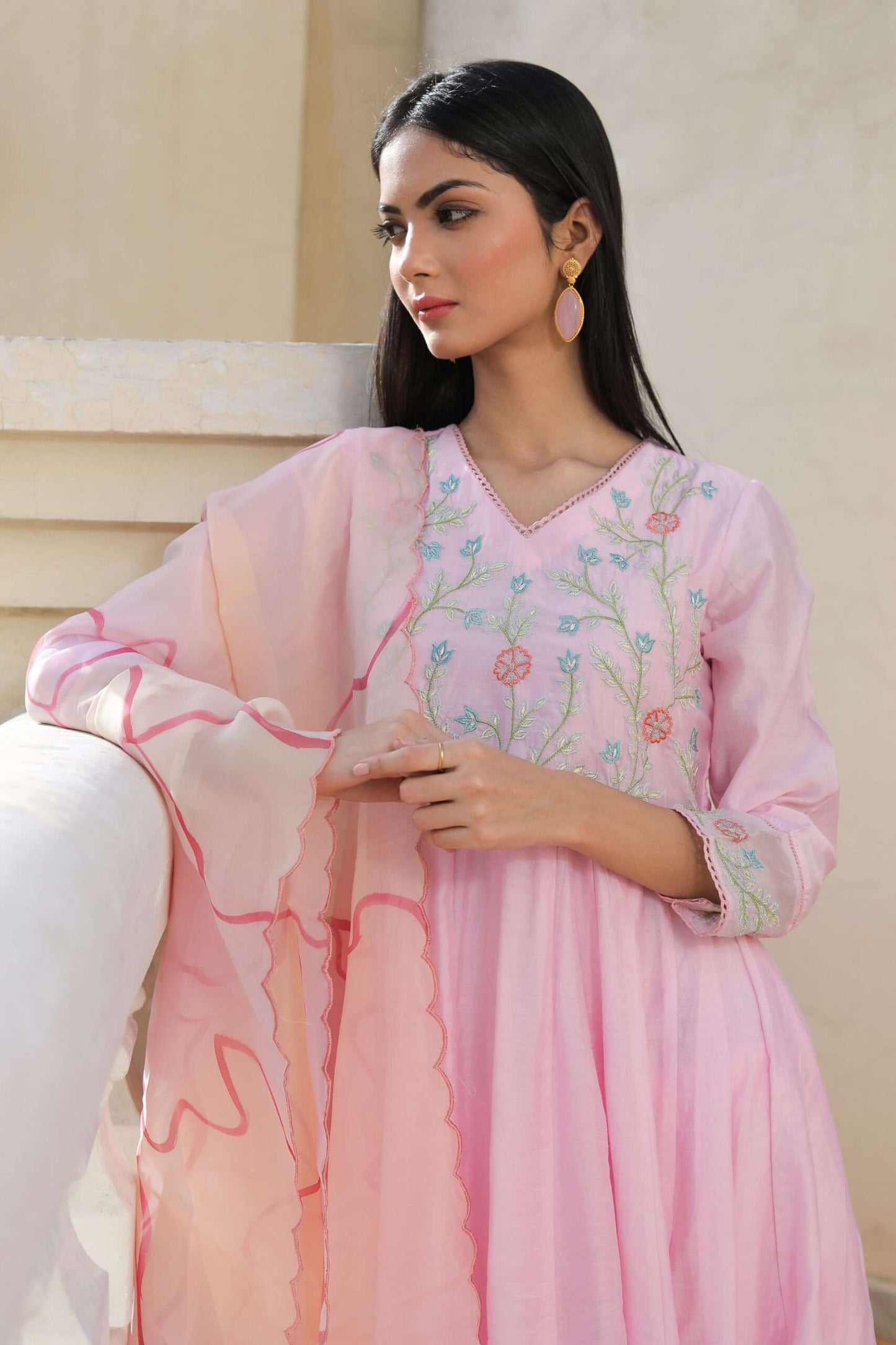 ROSE ANARKALI SET OF 3